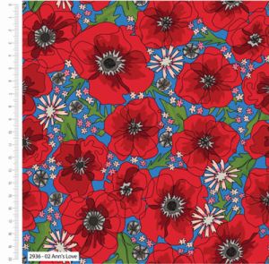 A Field of Memories fabric: Anns Love (per 1/4 metre) | 