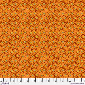 Tropicalism Fabric: Papaya Orange (per 1/4 metre) | 