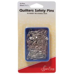 Sew Easy Safety Pins  Size 1 Nickel (30mm) | 