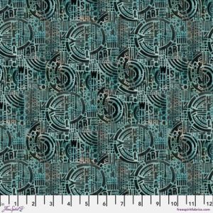 Storyboard fabric: Wish Verdigris (per 1/4 metre) | 