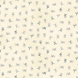 Tranquility fabric: Sprig Silver/Cream Makower | 