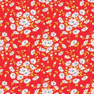 True Kisses fabric: Daydream Flame (per 1/4 metre) | 