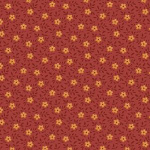 Rainbow Sampler fabric: Floral Vine Burgundy (per 1/4 metre) | 