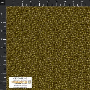 Quilters Coordinates fabric: Circle Dots Dark Olive (per 1/4 metre) | 