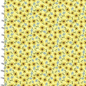 You Light My Way Gnome: Daisy Toss Yellow (per 1/4 metre) | 