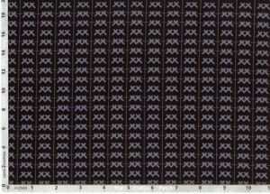 Baseline Fabric Crosses Black (per 1/4 metre) | 