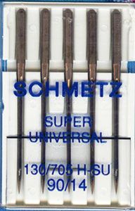 Schmetz Super Universal Non Stick Sewing Machine Needles Size 90/14 | 