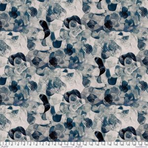 Rust and Bloom Fabric: Royal Blue Budding (per 1/4 metre) | 