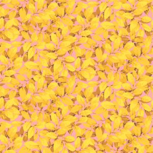 Trees fabric: Leaves Gold (per 1/4 metre) | 