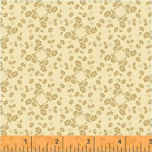 French Armoire fabric: Flower Pillow Off White (per 1/4 metre) | 