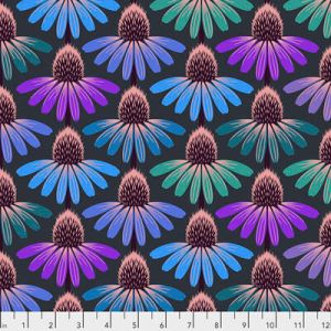 Hindsight Fabric: Echinacea Glow Amethyst (per 1/4 metre) | 