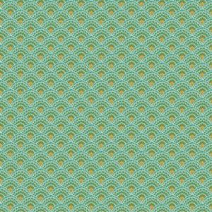 Luxe fabric: Scallop Green (per 1/4 metre) | 