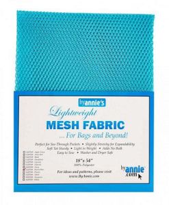 Parrot Blue Mesh Fabric Pack By Annies | 