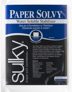 Sulky Paper Solvy 12 sheets 8 1/2' x 11' | 