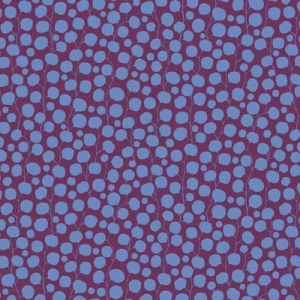 Tilda Eucalyptus fabric: Eggplant (per 1/4 metre) | 