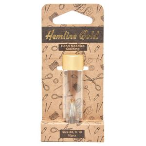 Hemline Gold Quilting Hand Sewing Needles | 