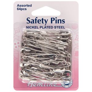 Hemline Safety Pins Assorted Sizes | 