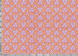 Free Spirit Designer Florals: Petite Fleur Poppy (per 1/4 metre) | 