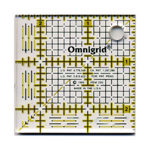 Omnigrid 2.5" x 2.5" Mini Square with Grid | 