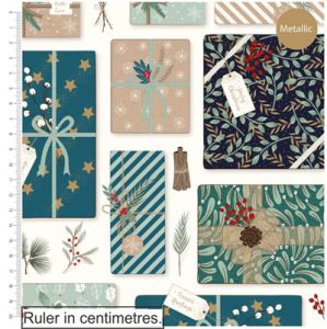 Deluxe Christmas Christmas Presents (per 1/4 metre) | 