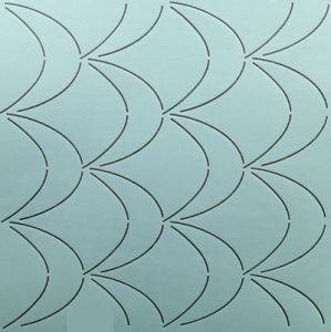 Quilt Stencil  12' Moonscape Background | 