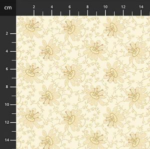 Linen Closet fabric: Lacy Floral Cream (per 1/4 metre) | 