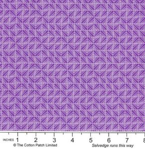 Whimsy Fabric: Facets, Purple | 