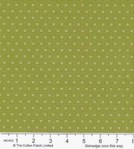 Classic Coordinates Fabric: Dainty Dots Green (per 1/4 metre) | 