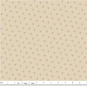 Wildflower Cottage fabric: Cream Ditsy | 