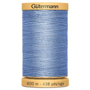 Gutermann Natural Cotton 50 Weight Thread 400m 5826 Sky Blue | 