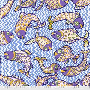 Kaffe Fassett Collective: Koi Polloi Delft (per 1/4 metre) | 