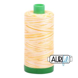 Aurifil 40 Cotton Variegated Thread 4658 Limoni di Monterosso | 