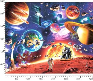 Final Frontier fabric: Final Frontier 36' Panel | 