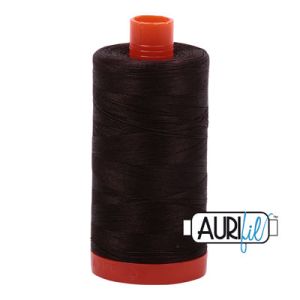 Aurifil 50/2 Very Dark Bark Thread 1130 | 