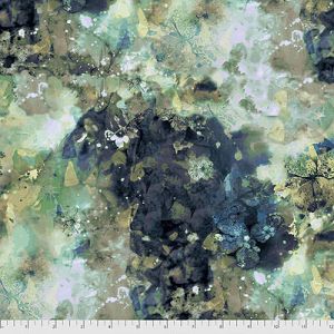 Into the Woods Fabric: Cosmic Clover Dream Blue (per 1/4 metre) | 