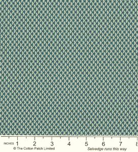 Nellie's Shirtings Fabric: Fans Blue (per 1/4 metre) | 