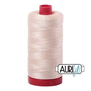 Aurifil 12 Cotton Thread 2000 Light Sand Large Spool | 