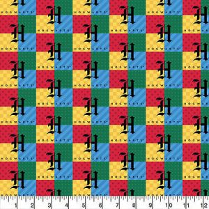 Harry Potter Fabric: Hogwarts Checked Multi (per 1/4 metre) | 