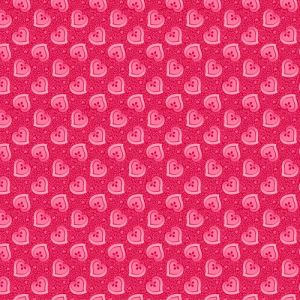 Heart and Soul fabrics: Big Heart, Red | 