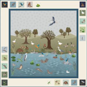 Rivers & Creeks Quilt kit | 