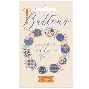 Tilda Creating Memories Buttons: Summer and Ocean Blues | 