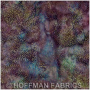 Hoffman Batik fabric: Bali Dots Boysenberry (per 1/4 metre) | 