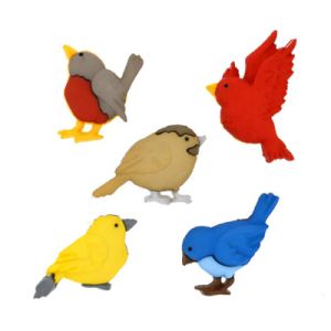 Sew Cute Feathered Friends Buttons | 