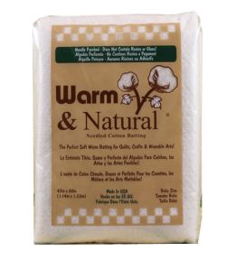 Warm and Natural Cotton Wadding. Crib Size | 