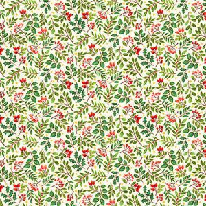 Classic Foliage fabric: Foliage Scatter Ivory (per 1/4 fabric) | 