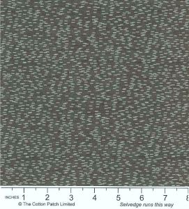 Classic Coordinates Fabric: Dash on Charcoal (per 1/4 metre) | 