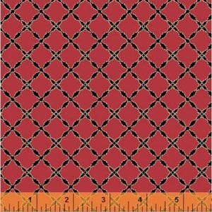 Grand Illusion: Crisscross Crimson (per 1/4 metre) | 