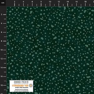 Quilters Coordinates fabric: Drops Emerald (per 1/4 metre) | 