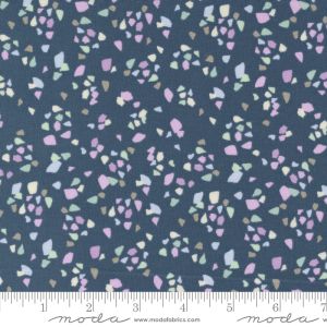 Seaglass Summer fabric: Shimmering Seaglass Blenders, Indigo Sea | 