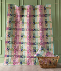 Tilda Plaid Porch Plum/Green Quilt Pattern